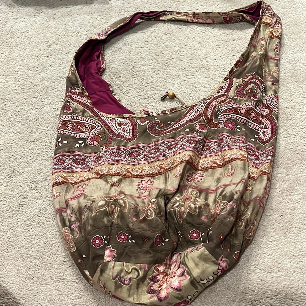 Purple Patterned Bag